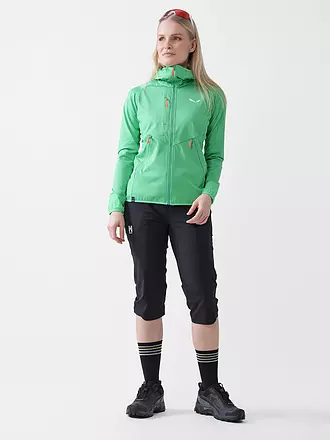 SALEWA | Chaqueta con capucha para mujer Agner Hybrid Polarlite Durastretch | 